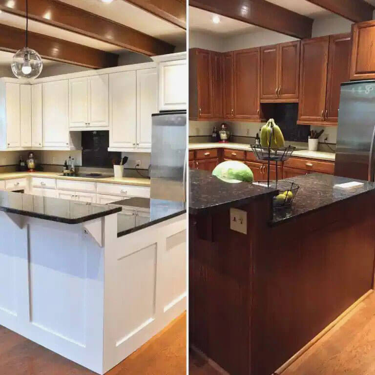 repainting kitchen cabinets